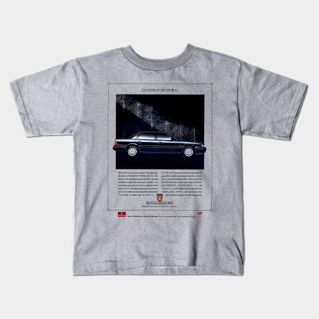 ROVER 800 - Spanish ad Kids T-Shirt by Throwback Motors
